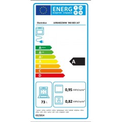 Electrolux LKR64022MW Κουζίνα 73lt με Κεραμικές Εστίες Π59.6εκ. Λευκή